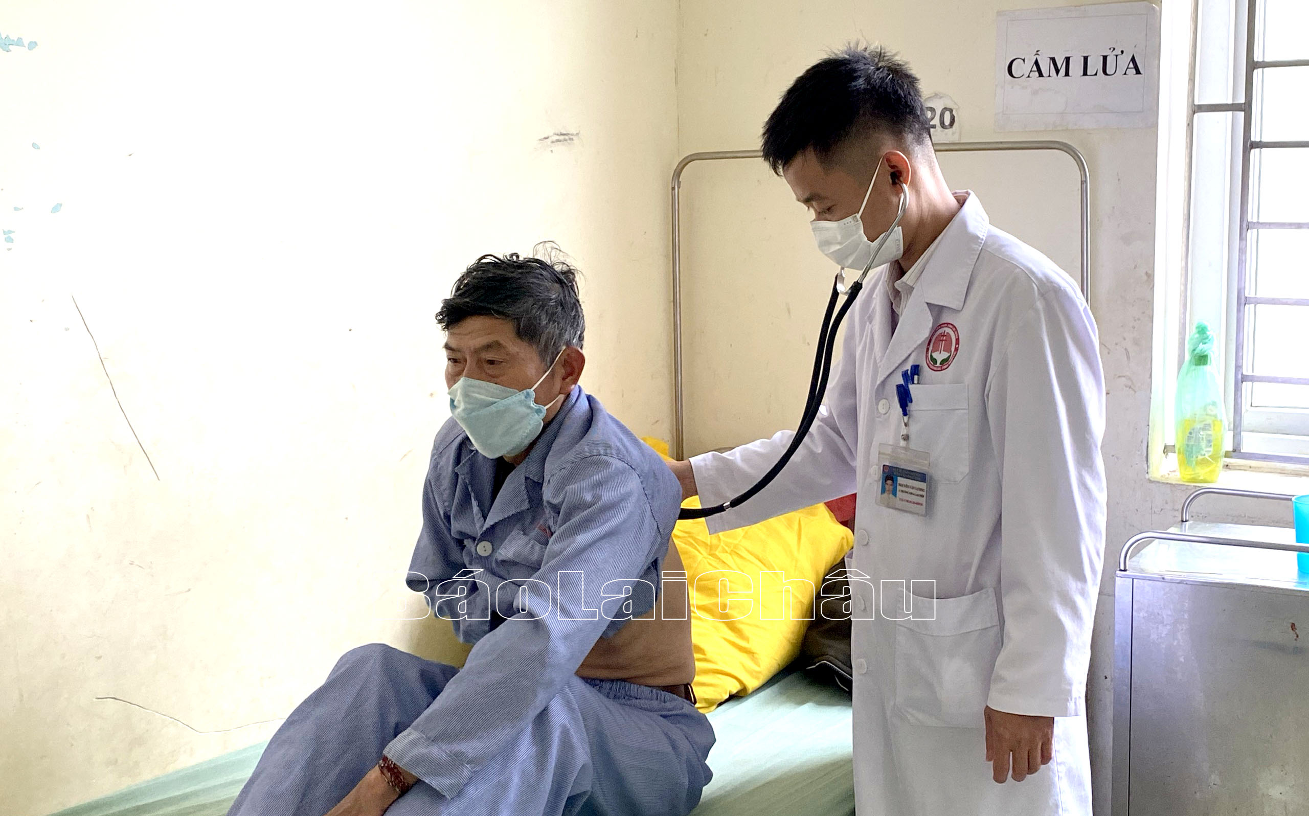 Bệnh nhân khi đến với Bệnh viện Phổi tỉnh Lai Châu được khám, chữa bệnh và chăm sóc chu đáo.